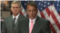 El presidente de la Cámara de Representantes, John Boehner (c).