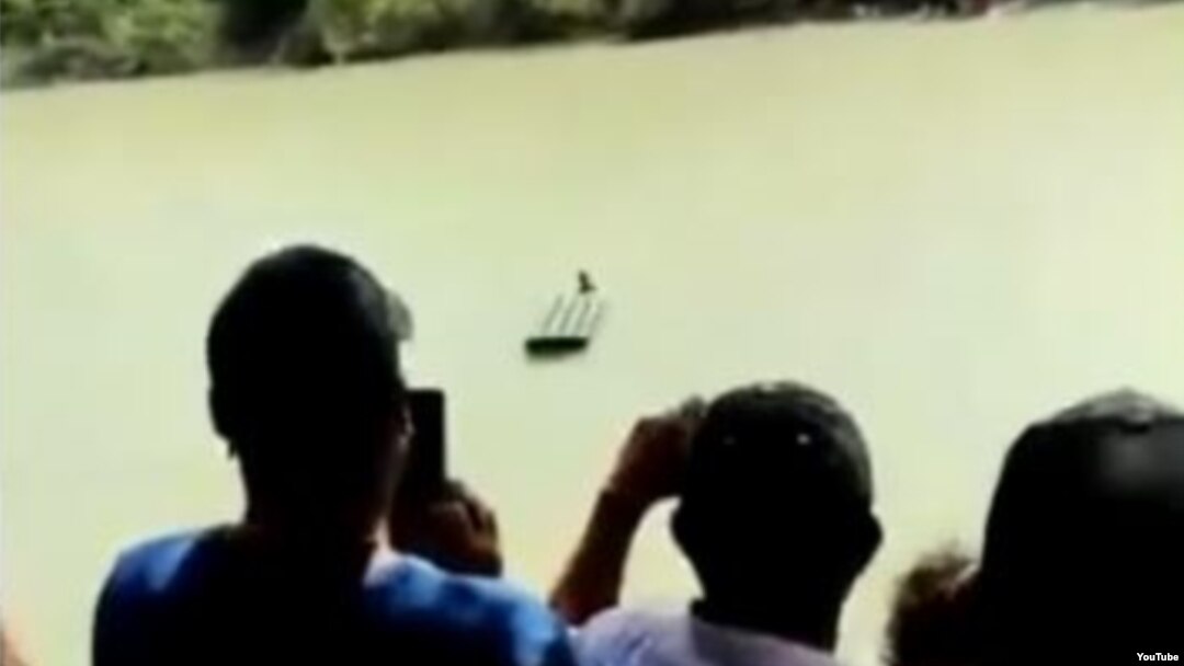 Imagen tomada de un video publicado en YouTube por el diario "El Mañana de Reynosa".