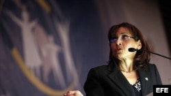 Socorro Grossa, subdirectora de la oficina regional de la OPS/OMS, en la inauguración del Congreso Latinoamericano de Salud.