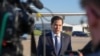El Secretario Marco Rubio habla con la prensa antes de partir de París, Francia, 18 de abril de 2025. (Foto oficial del Departamento de Estado por Freddie Everett)