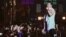 El múscio surcoreano Psy (3i) actúa durante el concierto ofrecido en el City Hall de Corea de Sur 