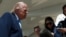 U.S. President Donald Trump arrives at Joint Base Andrews in Maryland