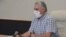 El gobernante cubano Miguel Díaz-Canel, en una reunión con altos directivos del país. 