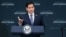 El secretario de Estado de EE. UU., Marco Rubio, habla durante una reunión ministerial sobre violencia política en el Departamento de Estado, el 16 de julio de 2026. REUTERS/Jonathan Ernst
