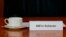 El asiento de la ministra Annette Schavan momentos antes de su dimisión 