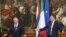 Reunión de Raúl Castro con el premier de Italia Matteo Renzi.