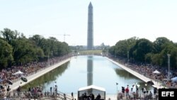 En Washington D.C recordando la Marcha del Reverendo Martir Lther King.  