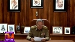 Anuncio oficial de la muerte de Fidel Castro