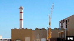 Fotografía de archivo de fecha 26 de febrero de la planta nuclear iraní en Bushehr, al sur de Irán. 