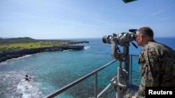 El general estadounidense Francis Donovan, jefe del Comando Sur de los EE. UU., en Guantánamo, Cuba, en esta imagen difundida el 29 de mayo de 2026. Comando Sur de los EE. UU./Material cedido vía REUTERS.