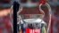 Trofeo de la Liga de Campeones del Fútbol europeo.
