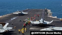 USS Abraham Lincoln participa en la operación Furia Épica de EEUU e Israel contra Irán. 