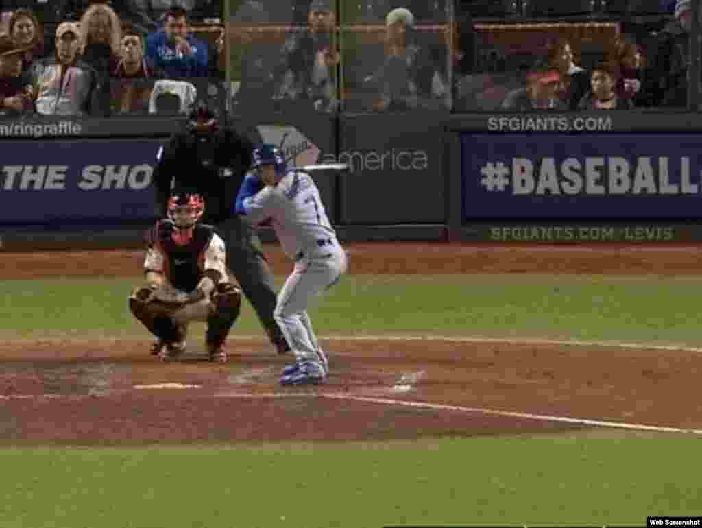 Alex Guerrero (Las Tunas, 1986) – 2da base de los Dodgers de Los Ángeles