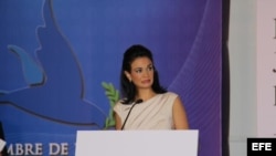 La canciller de Panamá, Isabel de Saint Melo.