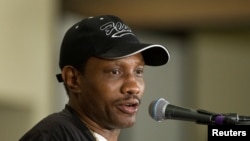 Pernell "Sweet Pea" Whitaker. REUTERS/Steve Marcus/Las Vegas Sun/File Photo