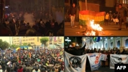 Manifestaciones en Bolivia