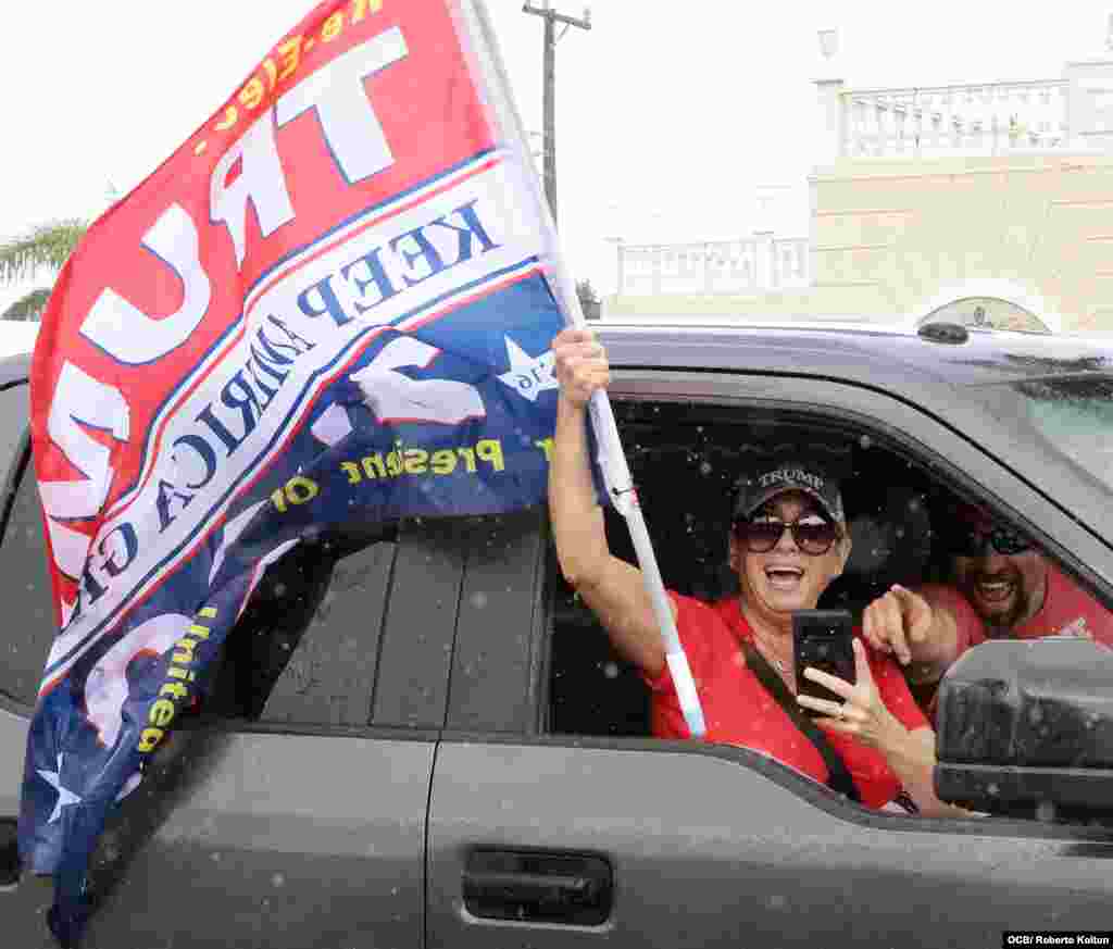 Caravana por la Libertad y la Democracia en Miami.