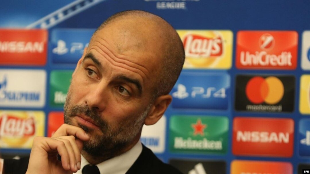 El entrenador del Manchester City, Pep Guardiola.