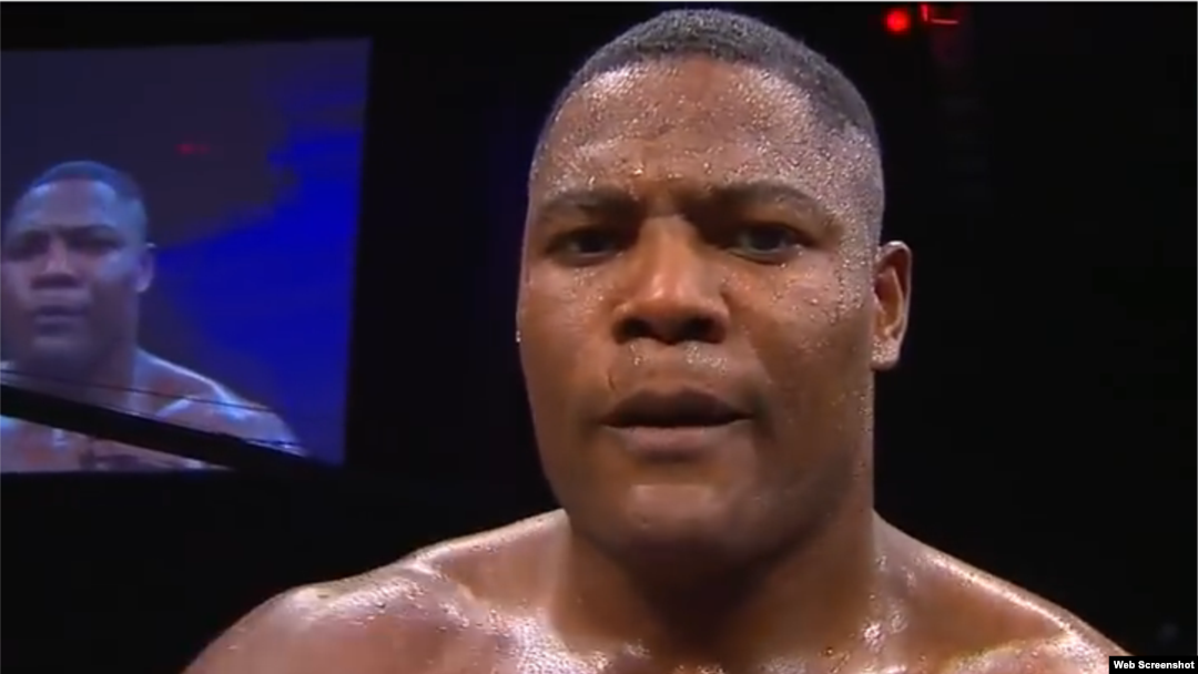 El boxeador cubano Luis Ortiz.