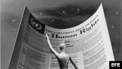 Declaración Universal de los Derechos Humanos adoptada por la Asamblea General de la ONU el 10 de diciembre de 1948.