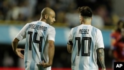 Lionel Messi y Javier Mascherano están juntos de nuevo