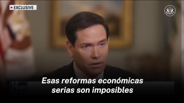 "Solo hay dos cosas que pueden pasar en Cuba", advierte Rubio - abril 28, 2026