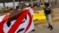 Una protesta contra los resultados de las elecciones en Venezuela que dan como ganador a Nicolás Maduro, en Ciudad Juárez, México. (REUTERS/Jose Luis González)