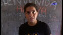 Declaraciones de la activista Amaya Coppers, de Nicaragua.
