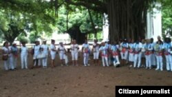 reporta cuba foto / damas de blanco
