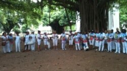 Marcha dominical en defensa de los derechos humanos