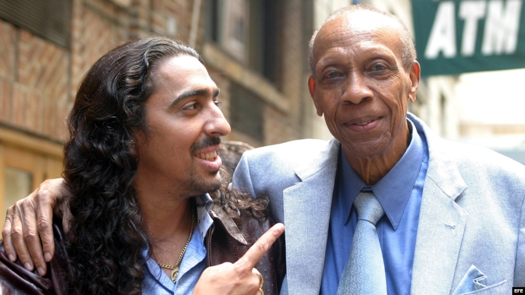 Bebo Valdés (d) junto a Diego El Cigala (i).