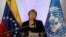 La Alta Comisionada para los Derechos Humanos de la ONU, Michelle Bachete, reunida con el mandatario Nicolás Maduro en Venezuela el 21 de junio de 2017. (REUTERS).