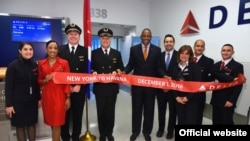 Delta inaugura sus vuelos a Cuba