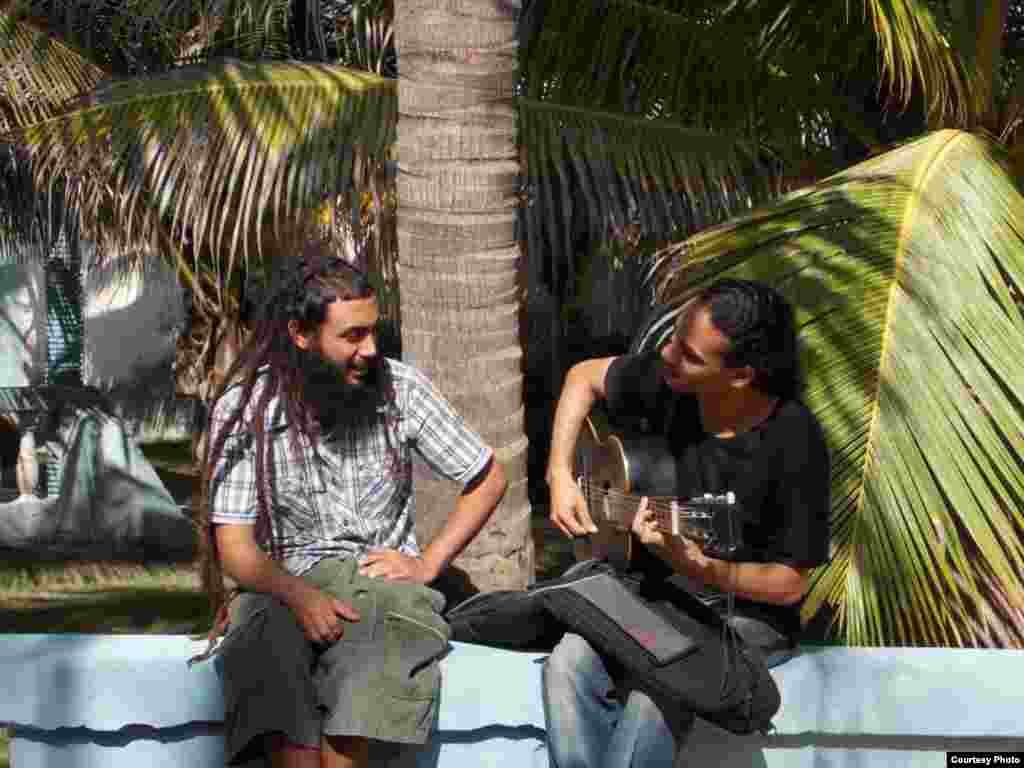 Músicos en el encuentro. 
