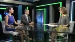 Carlos García y Vanessa Ruíz en CNN con María Elvira Salazar