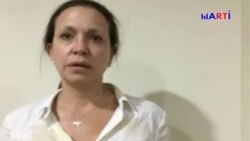 María Corina Machado atacada en acto político