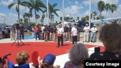 Monumento a los Mártires de Girón en el aeropuerto de Kendall-Tamiami