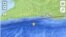 La estrella marca el epicentro del sismo de 4,2 grados que fue perceptible en la costa sur del oriente de Cuba (USGS).