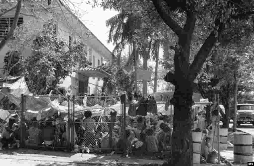 En 48 horas 10,800 personas buscan protección en la sede diplomática. 