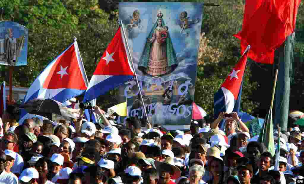 Misa de Benedicto XVI en la Plaza de la Revolución José Martí.