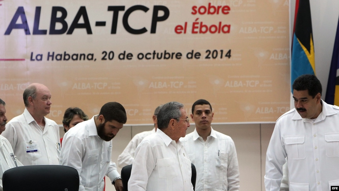 Cumbre del ALBA sobre el ébola en La Habana.