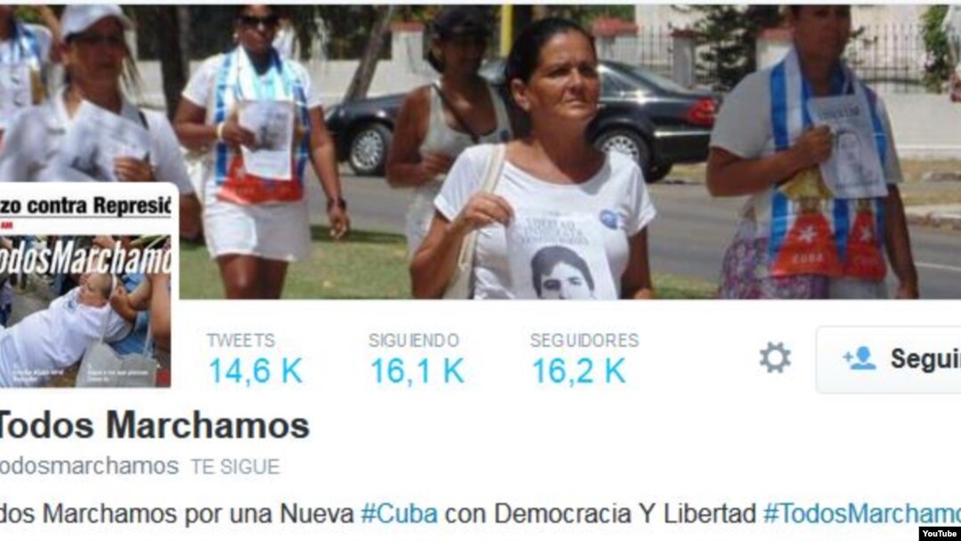 TodosMarchamos twitter Reporta Cuba