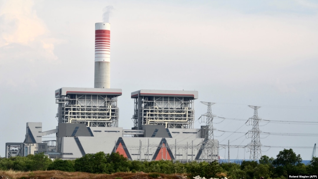 Planta de carbón de China en Serang, Banten, Indonesia. (Roland Siagian / AFP).