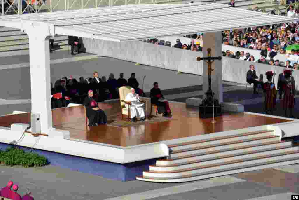 VATICANO PAPA en la audiencia general de los miércoles