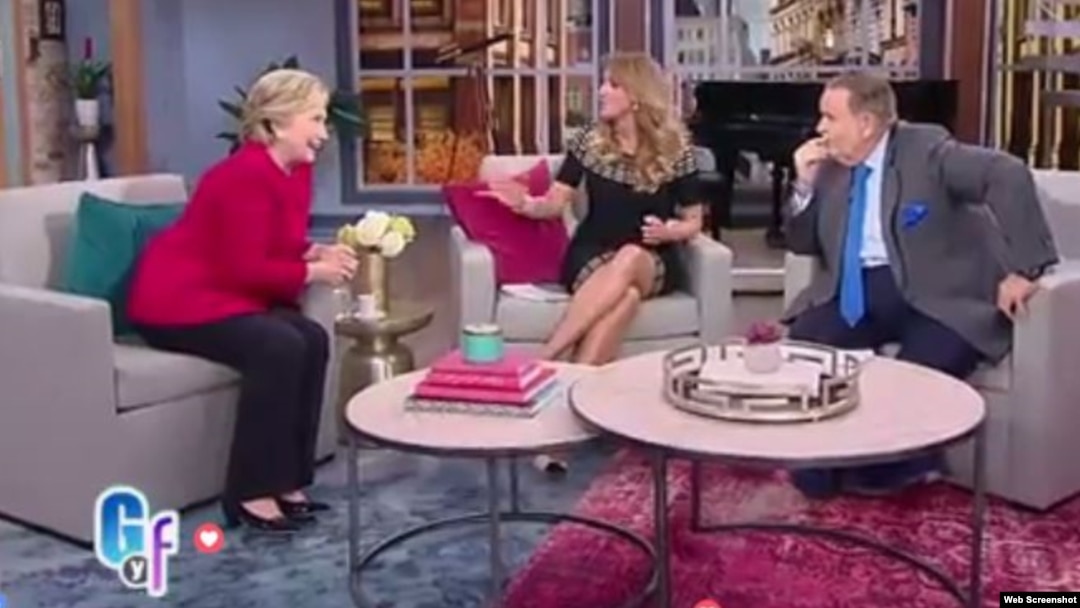 Hillary Clinton en el show de Univision "El Gordo y la Flaca".