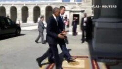 Barack Obama se reune con Felipe VI en su visita express a España