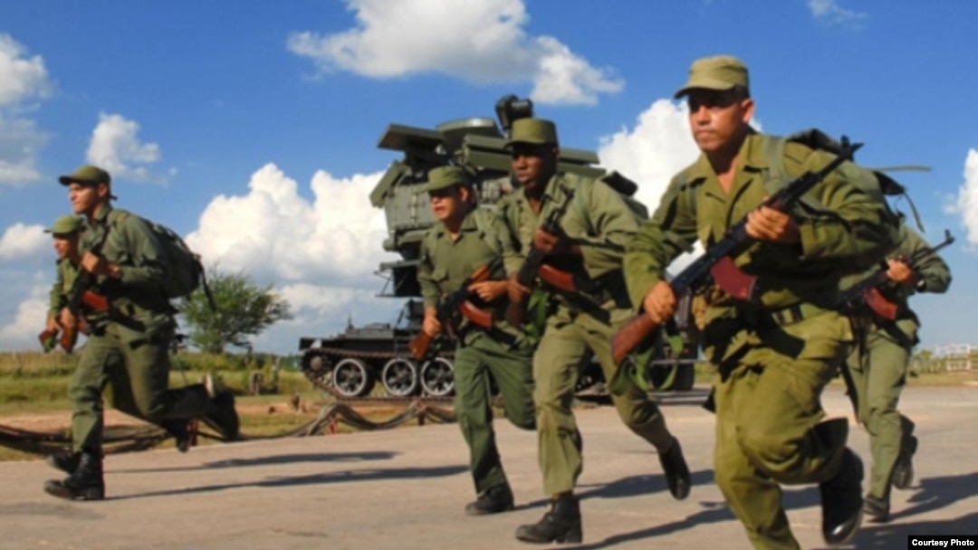A correr: Los últimos ejercicios militares Bastión tuvieron lugar en Cuba en 2013.