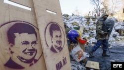 Protestas en Ucrania.