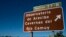 A través de las carreteras se anunciaba el rumbo hacia el Observatorio de Arecibo.