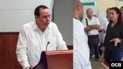 Portal Miranda es el ministro de Salud Pública y responsable de supervisar las misiones médicas y Gretza Sánchez Padrón es la directora de la UNIDAD CENTRAL DE COOPERACIÓN MÉDICA.